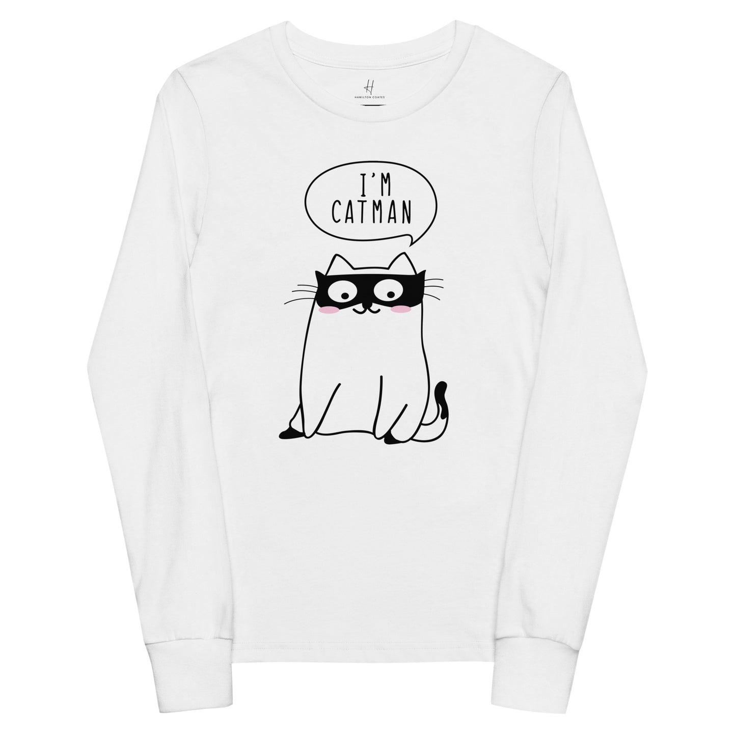 Youth long sleeve tee - I'm Catman