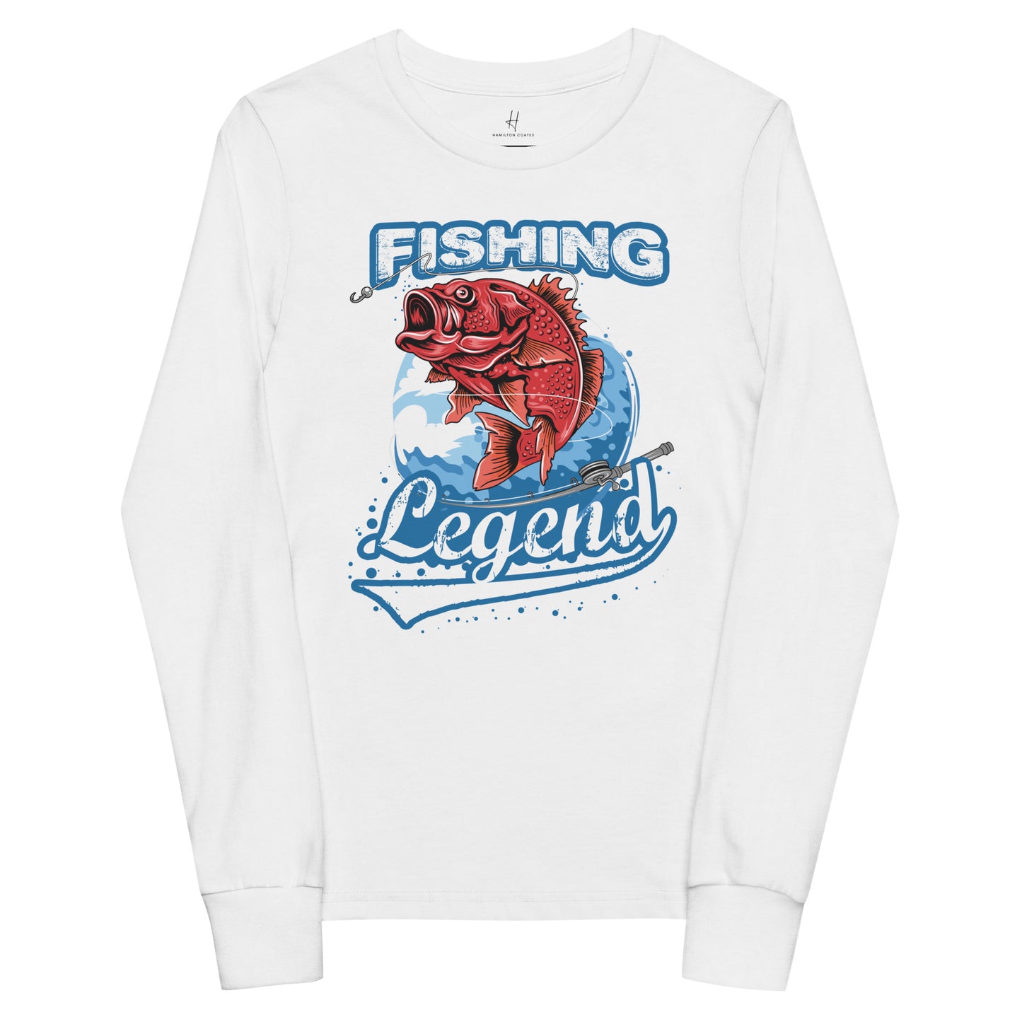Youth long sleeve tee - Fishing Legend