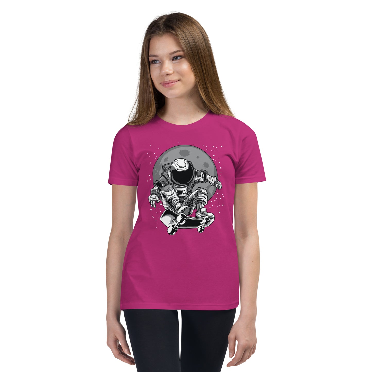Youth Short Sleeve T-Shirt - Astronaut Skater