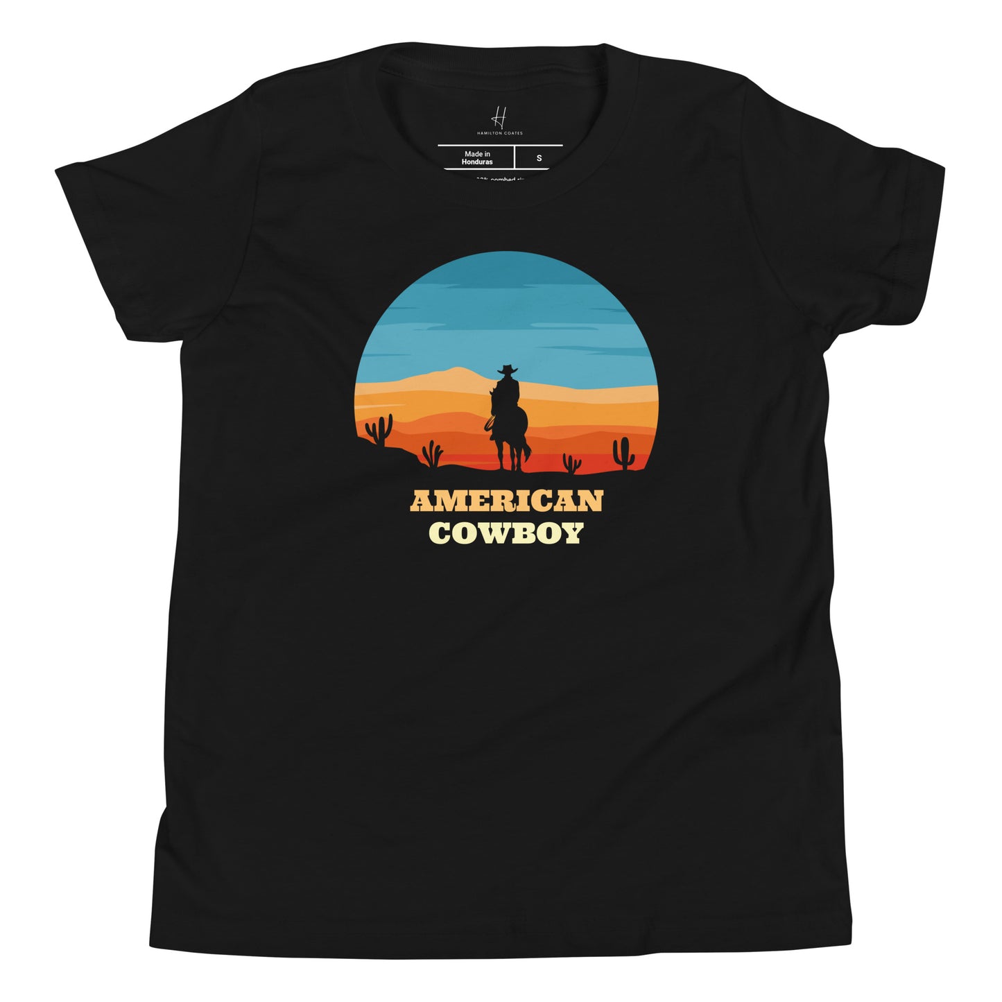 Youth Short Sleeve T-Shirt - American Cowboy