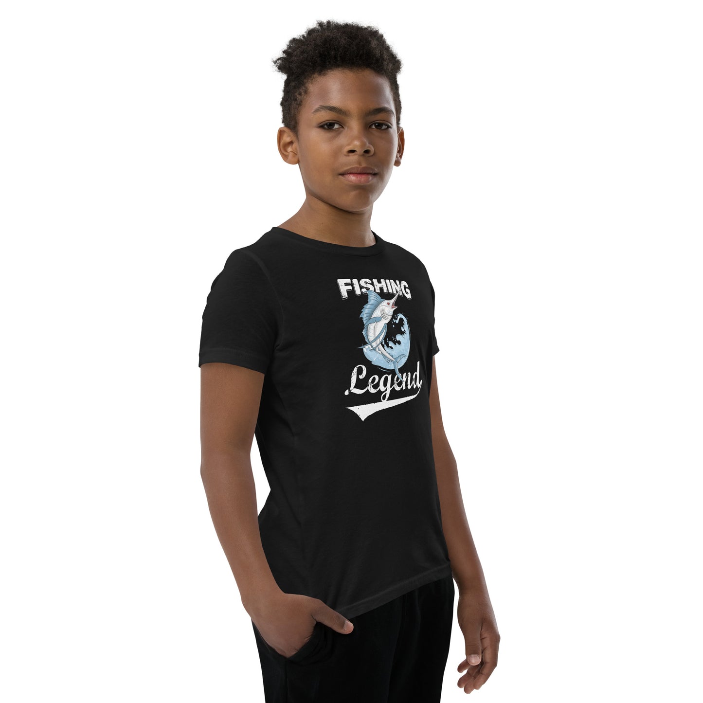 Youth Short Sleeve T-Shirt - Fishing Legend (Marlin)