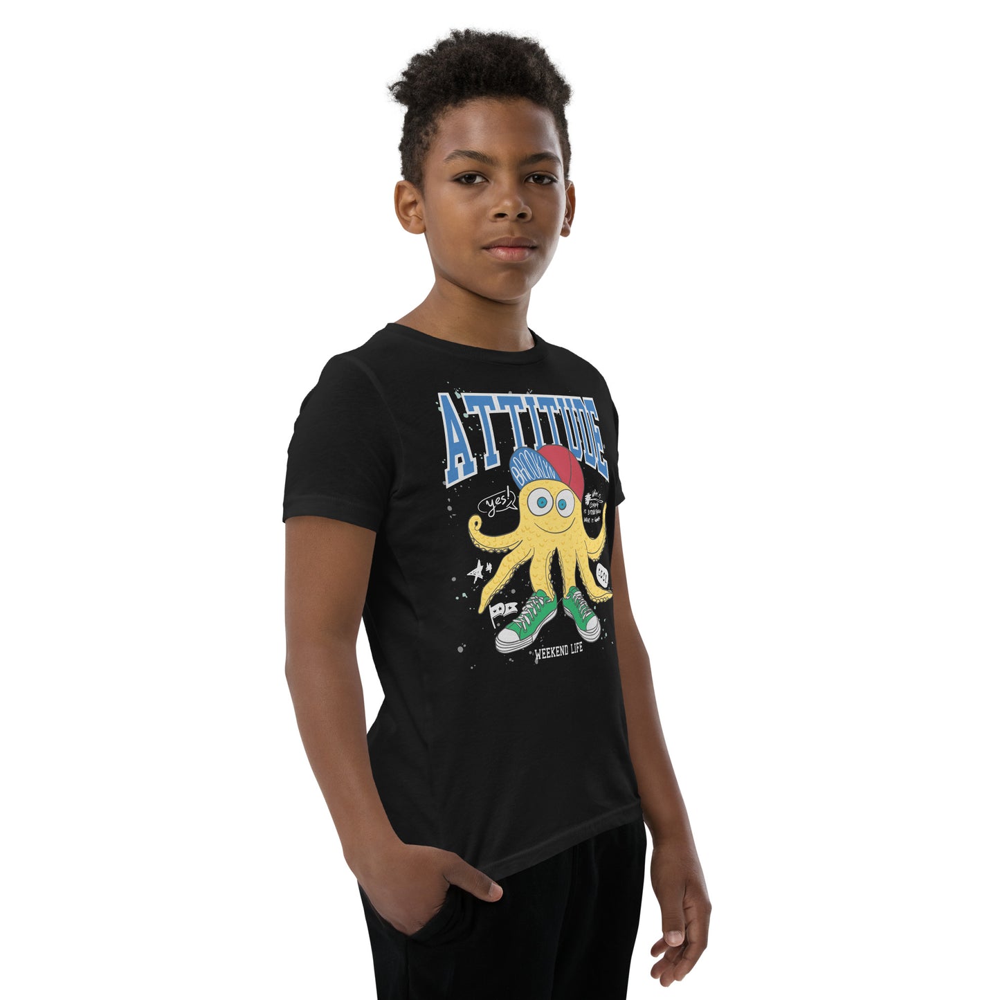Youth Short Sleeve T-Shirt - New Yorker Attitude Monster