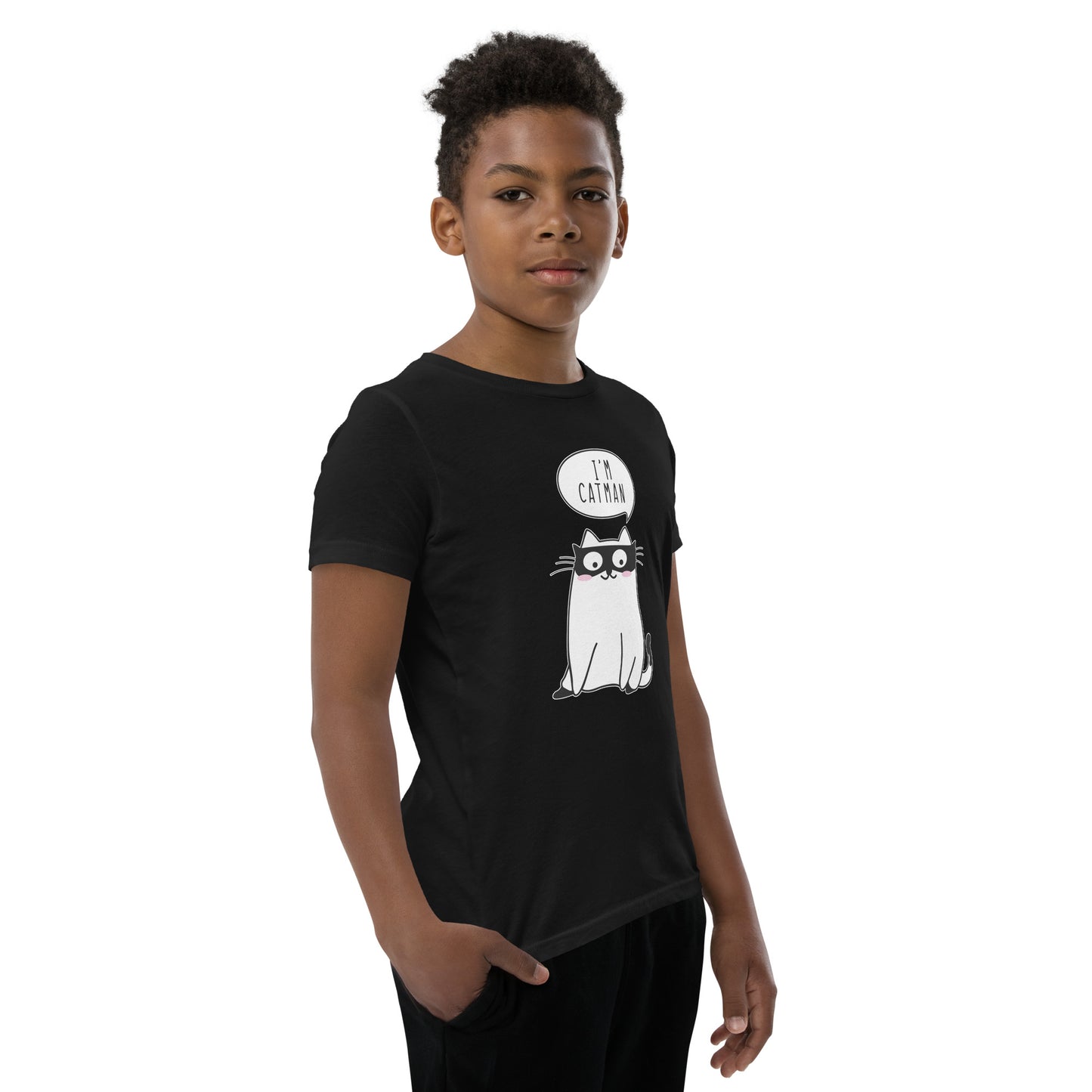 Youth Short Sleeve T-Shirt - I'm Catman