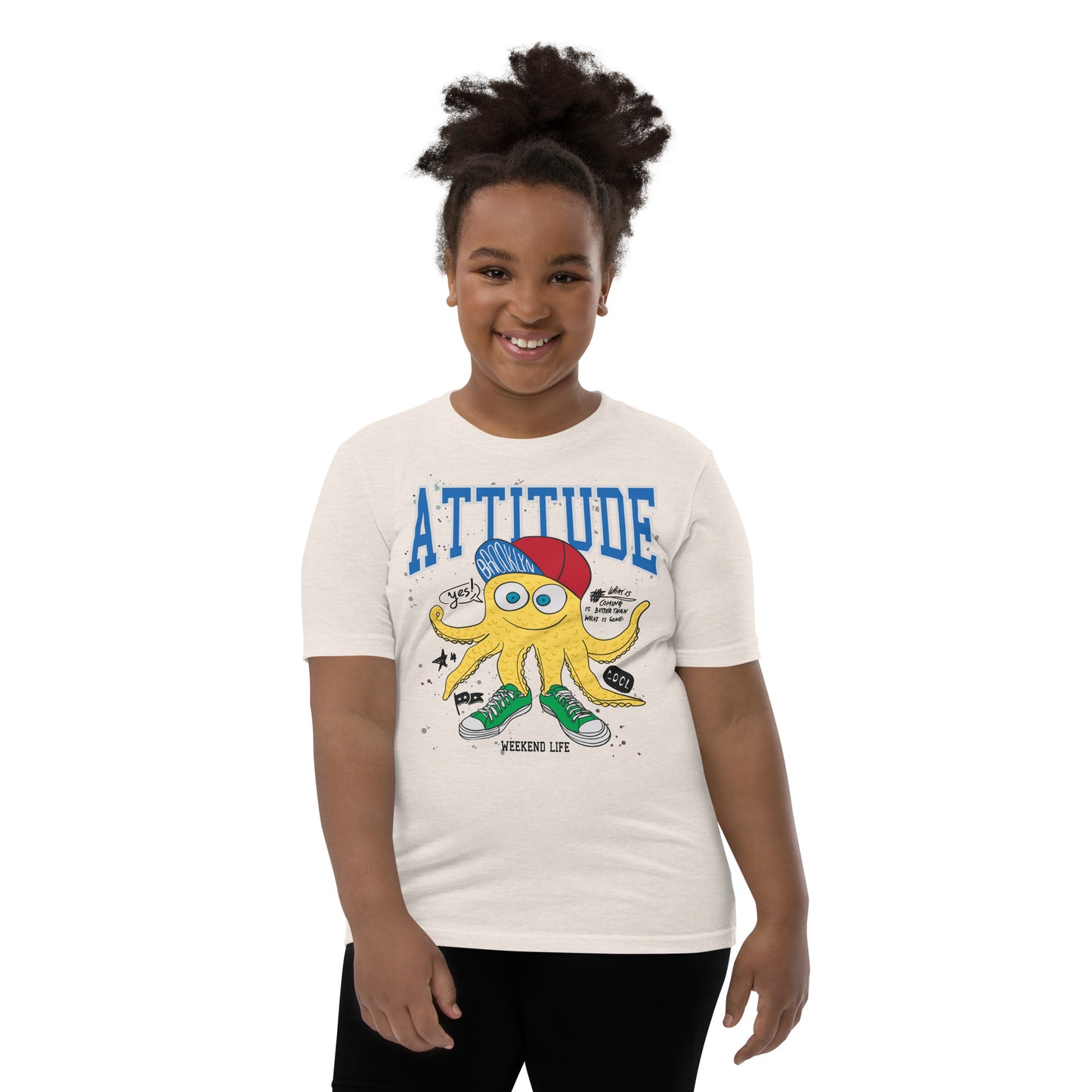 Youth Short Sleeve T-Shirt - New Yorker Attitude Monster
