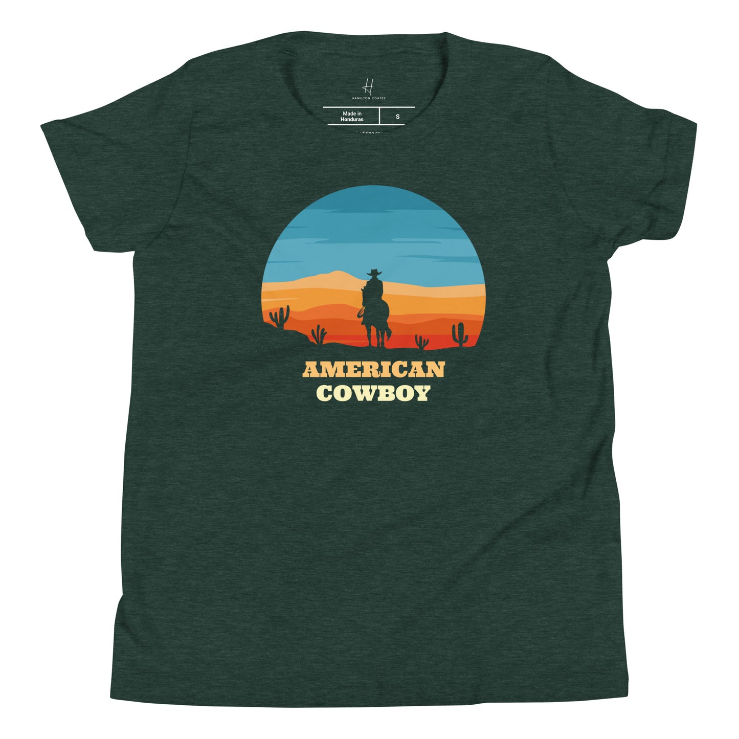 Youth Short Sleeve T-Shirt - American Cowboy