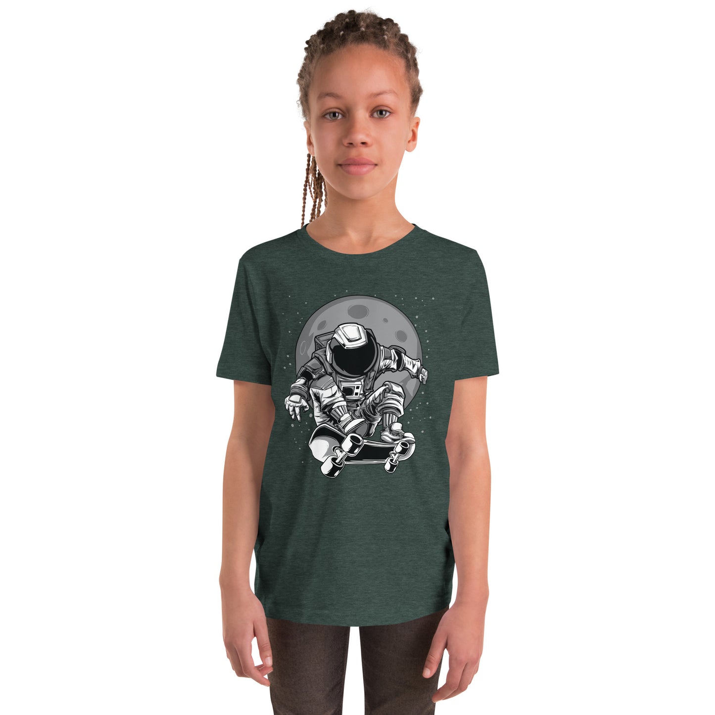 Youth Short Sleeve T-Shirt - Astronaut Skater