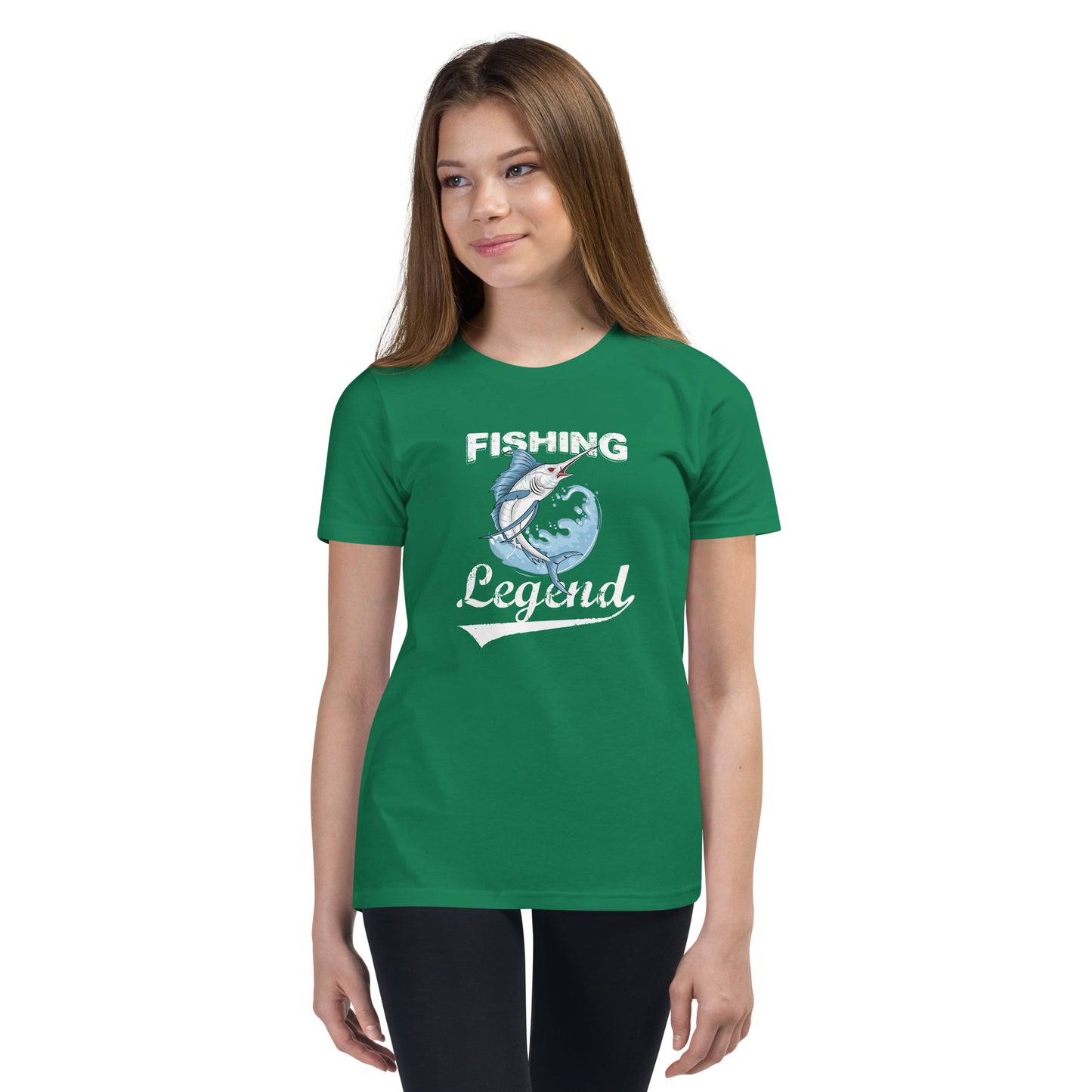 Youth Short Sleeve T-Shirt - Fishing Legend (Marlin)