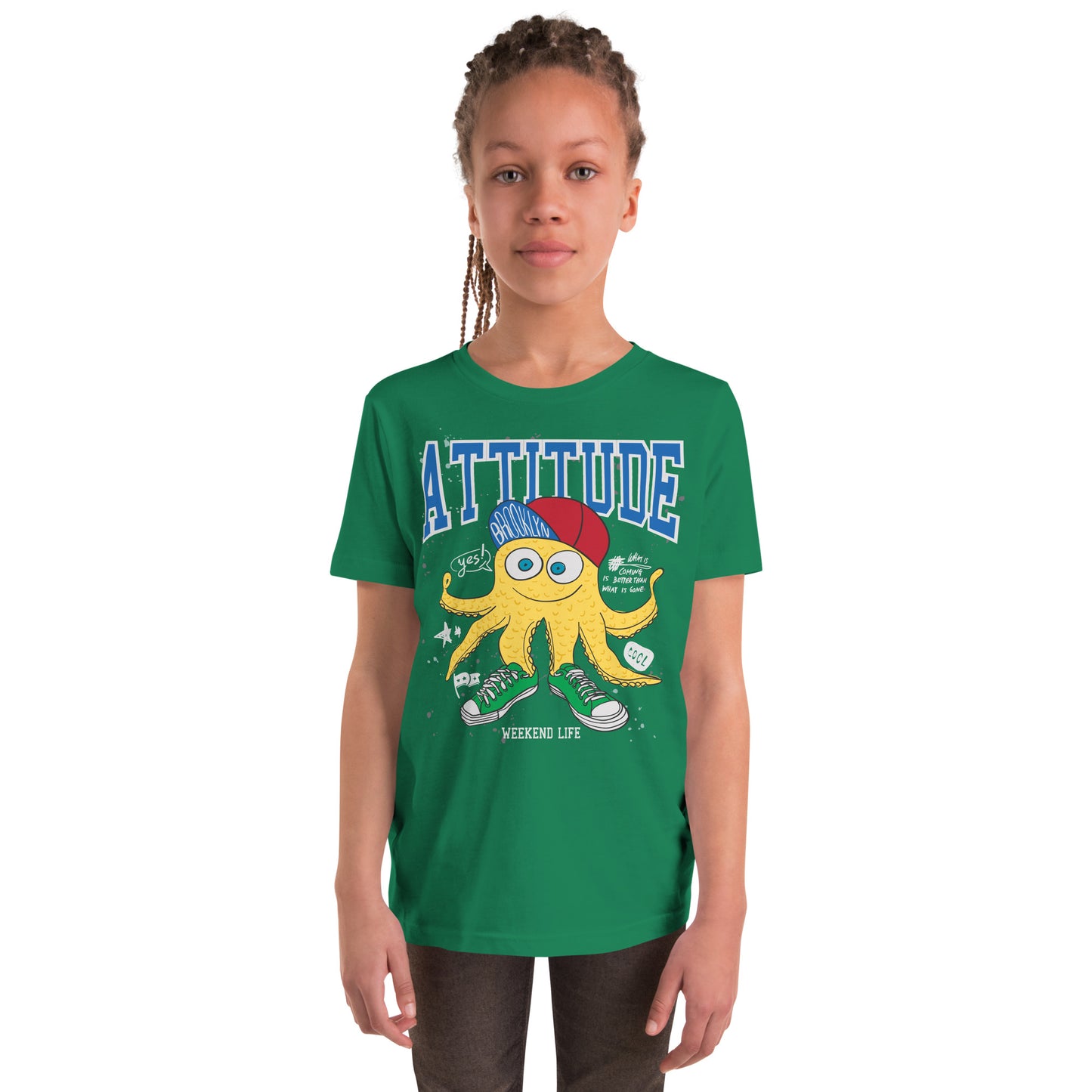 Youth Short Sleeve T-Shirt - New Yorker Attitude Monster