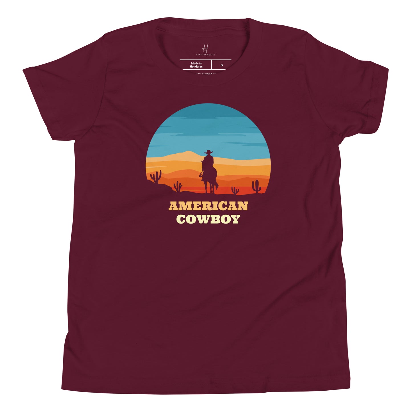 Youth Short Sleeve T-Shirt - American Cowboy