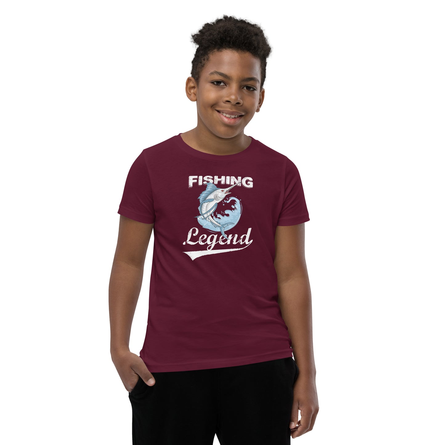 Youth Short Sleeve T-Shirt - Fishing Legend (Marlin)