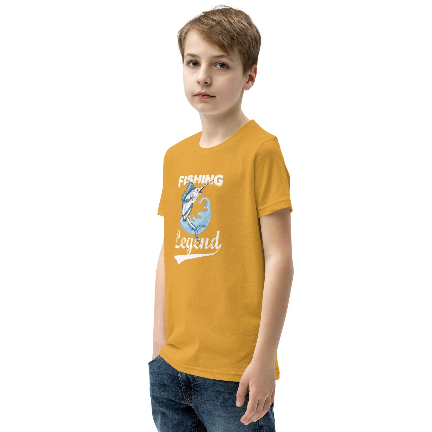 Youth Short Sleeve T-Shirt - Fishing Legend (Marlin)