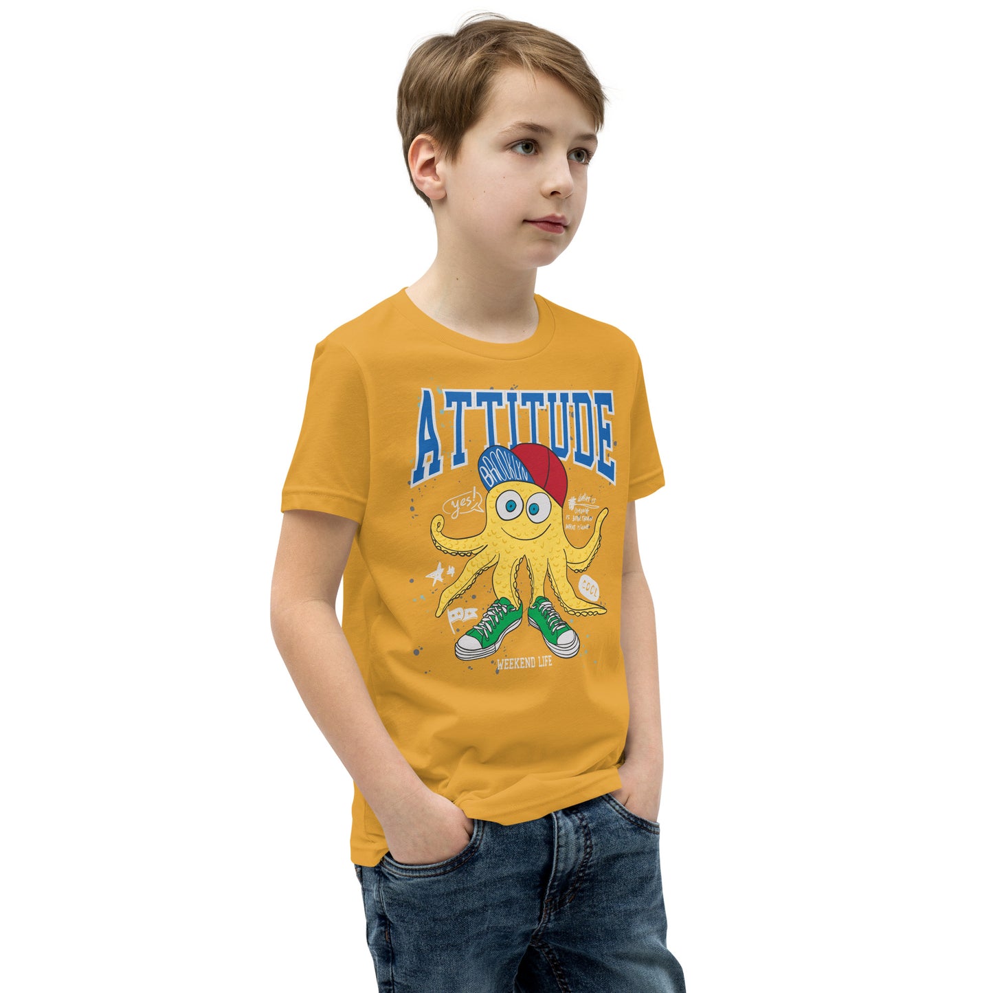 Youth Short Sleeve T-Shirt - New Yorker Attitude Monster