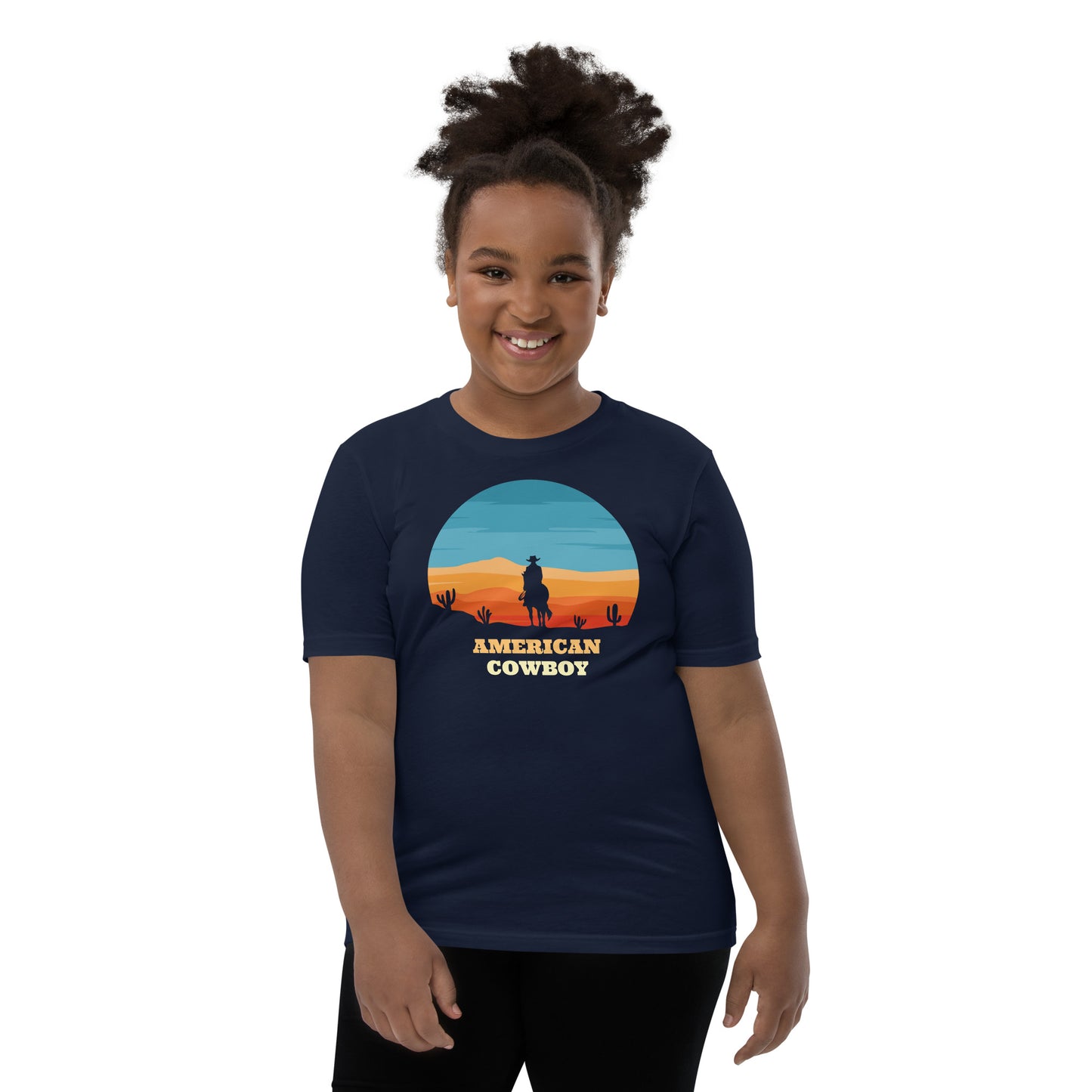 Youth Short Sleeve T-Shirt - American Cowboy