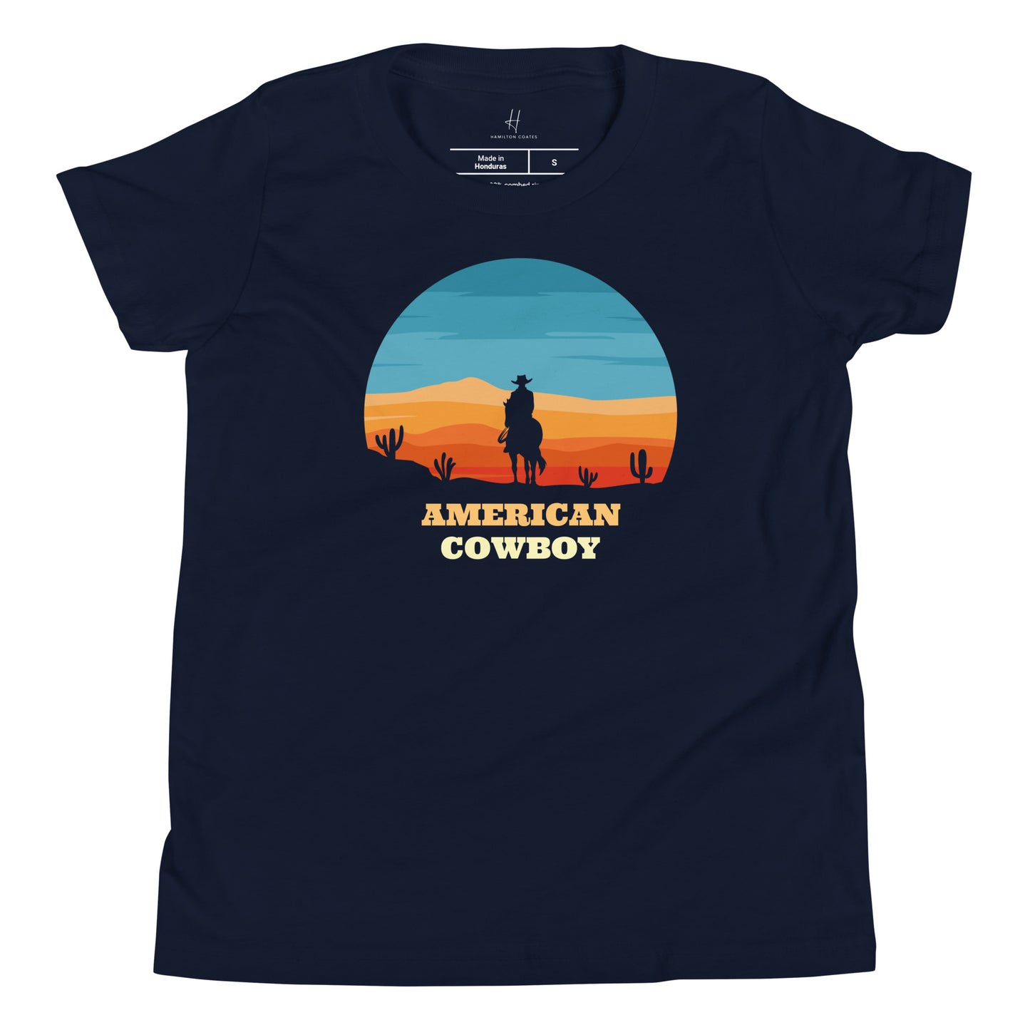 Youth Short Sleeve T-Shirt - American Cowboy