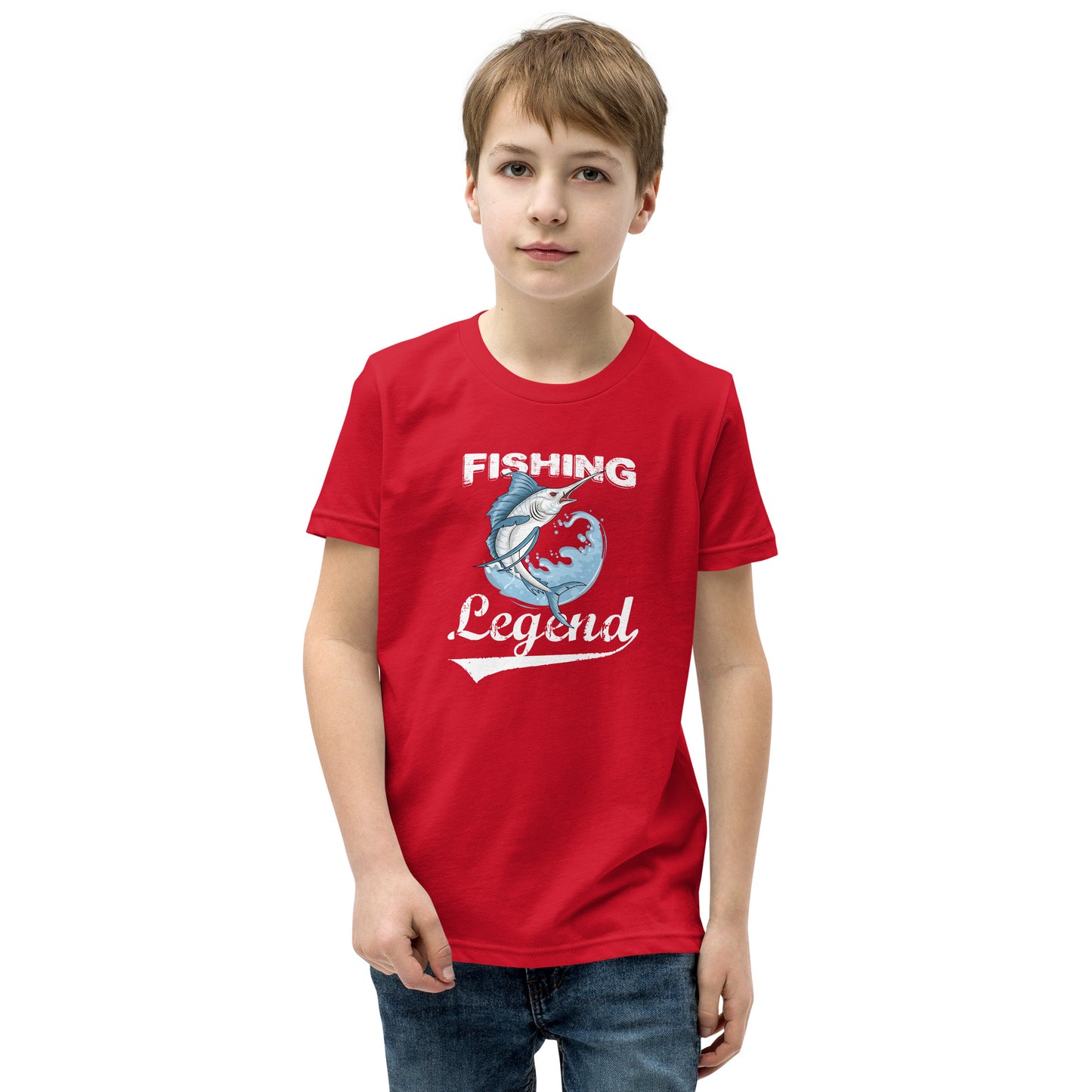 Youth Short Sleeve T-Shirt - Fishing Legend (Marlin)