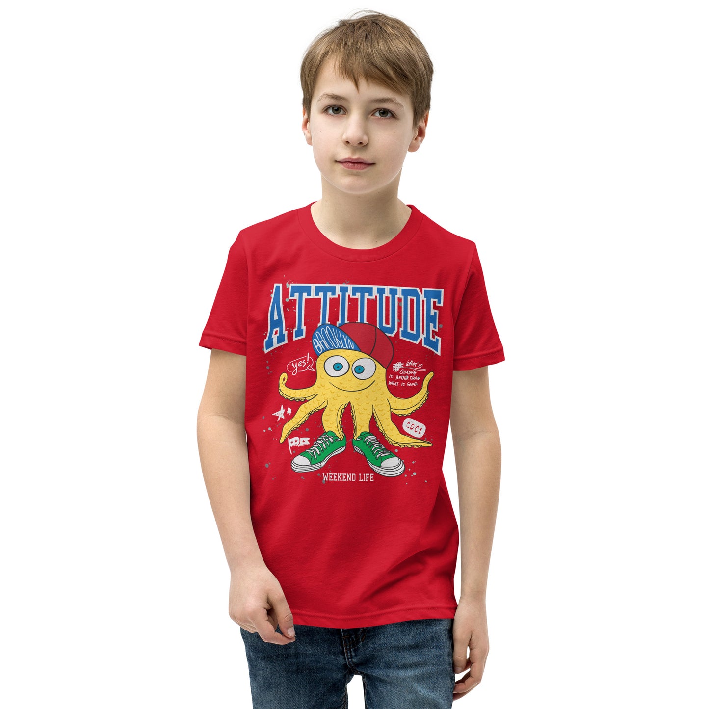 Youth Short Sleeve T-Shirt - New Yorker Attitude Monster
