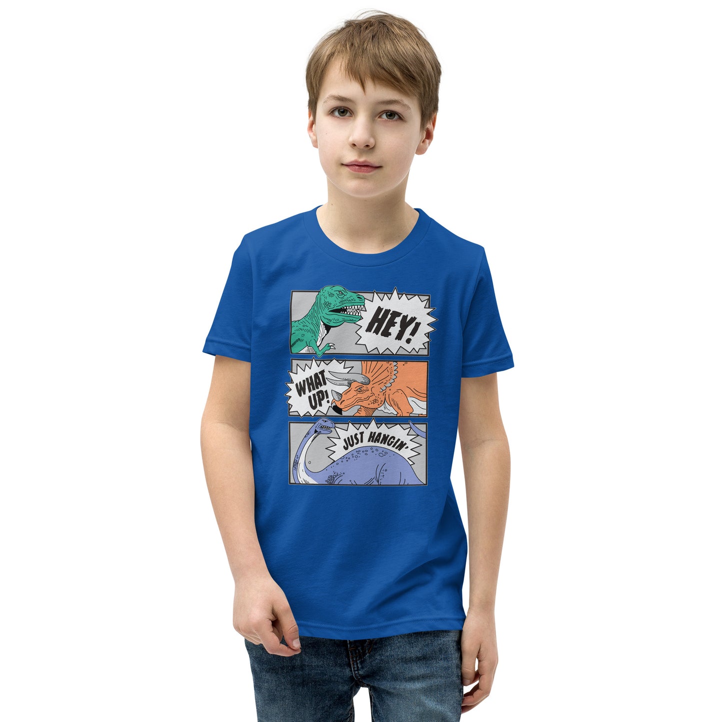 Youth Short Sleeve T-Shirt - Dinosaur Friends Club