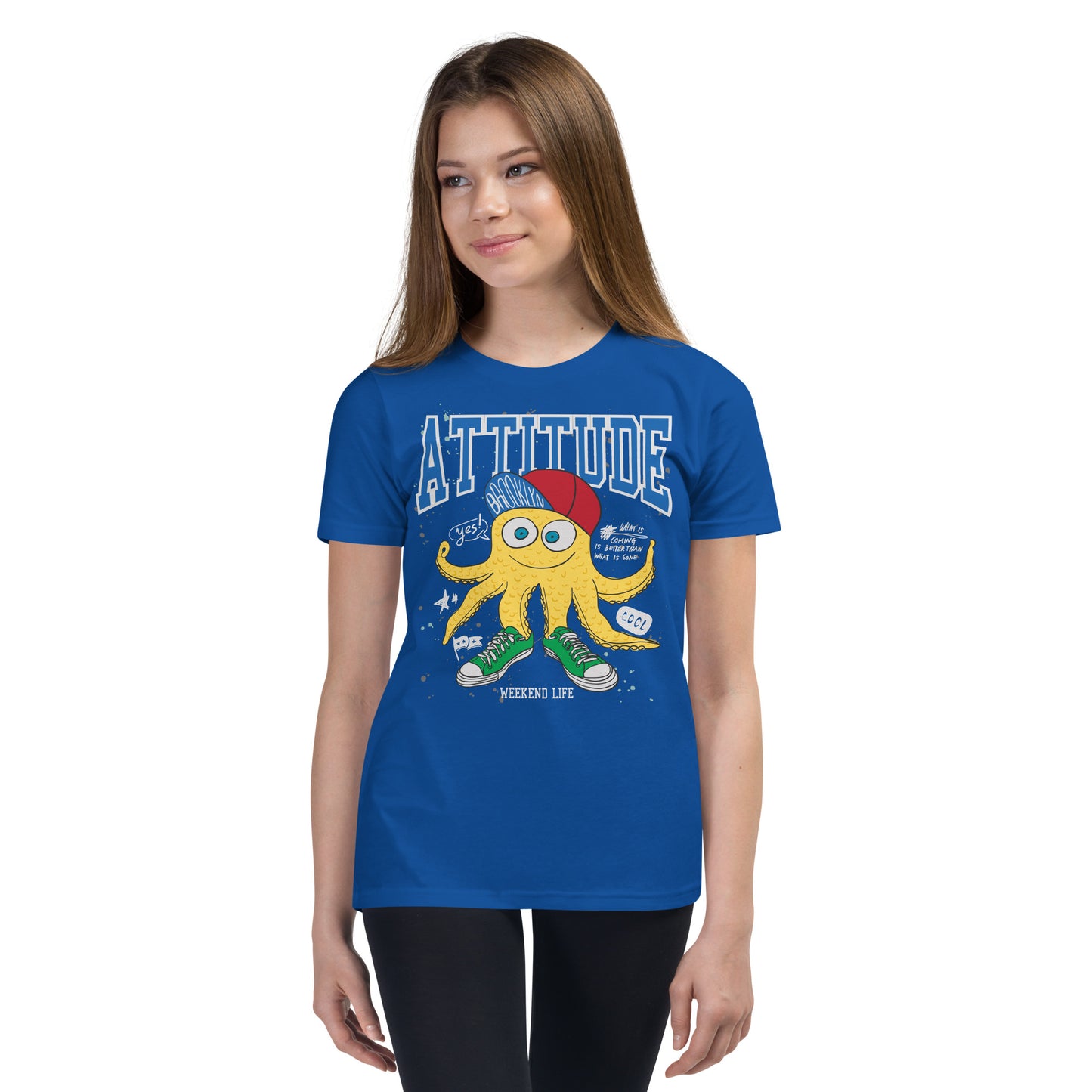 Youth Short Sleeve T-Shirt - New Yorker Attitude Monster