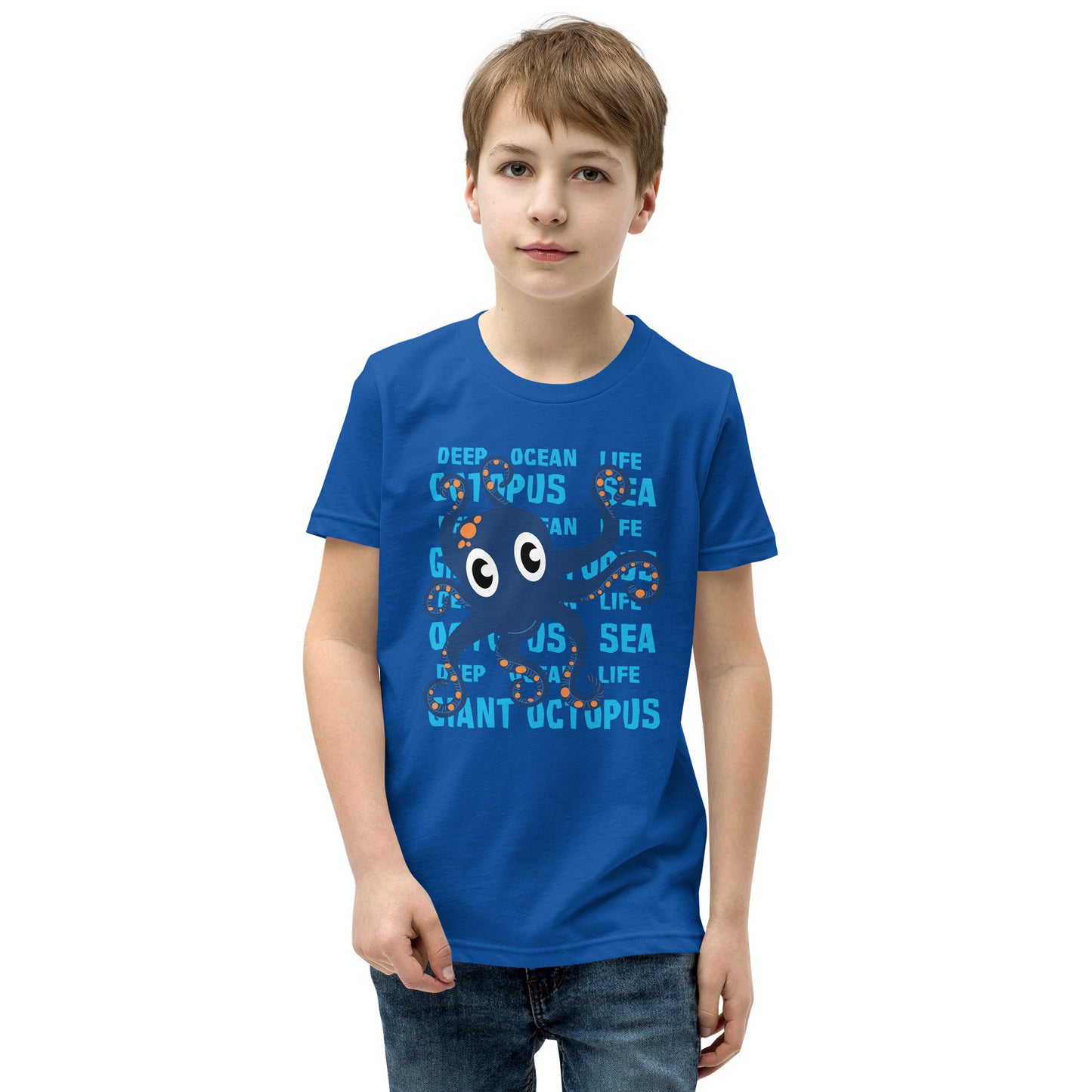 Youth Short Sleeve T-Shirt - Giant Octopus
