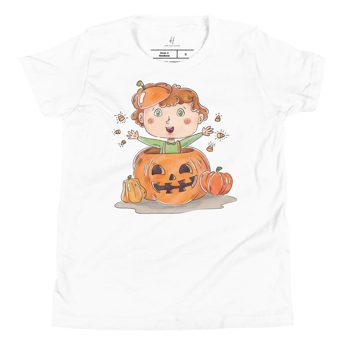 ユース 半袖 T シャツ - ジャック・イン・ア・パンプキン