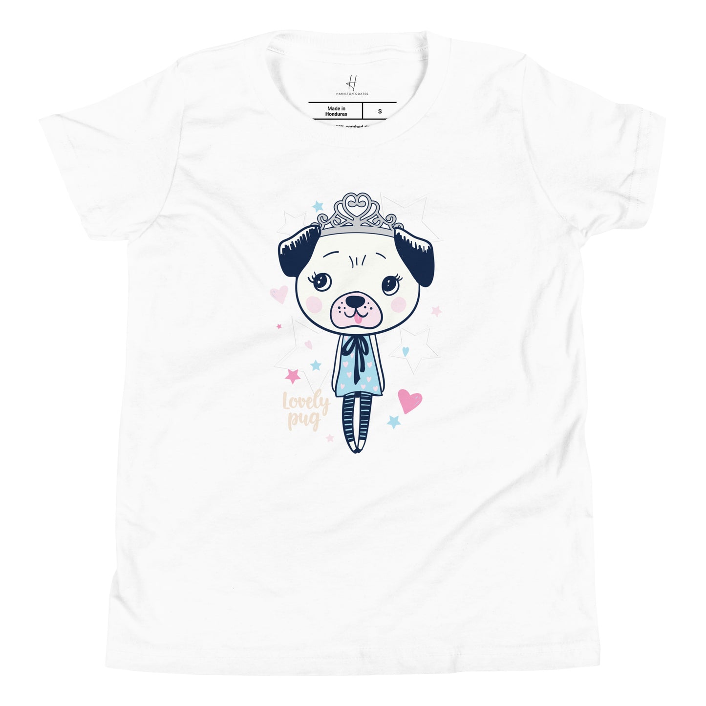 Kurzarm-T-Shirt für Jugendliche – Schöner Mops