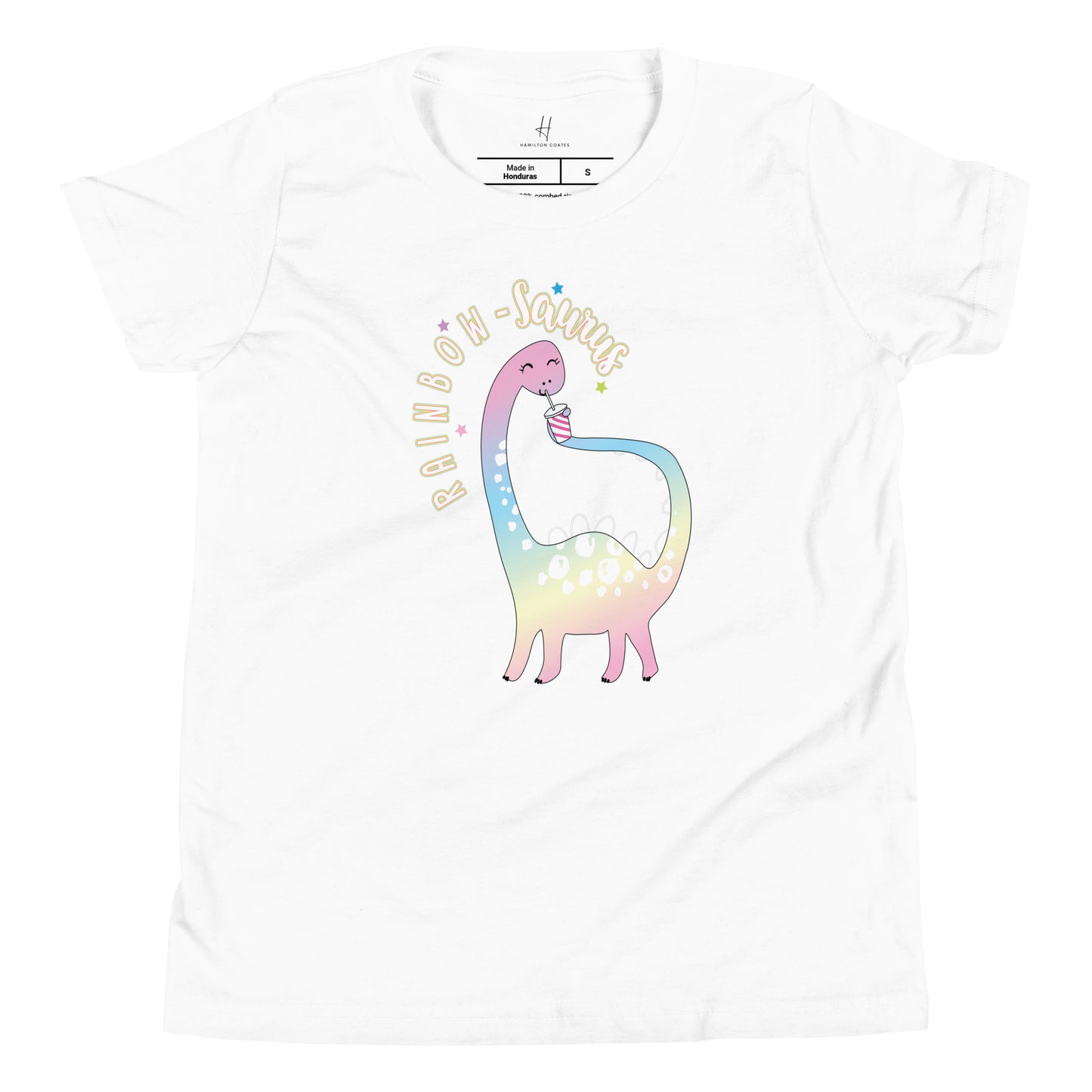 ユース 半袖 Tシャツ - レインボーサウルス