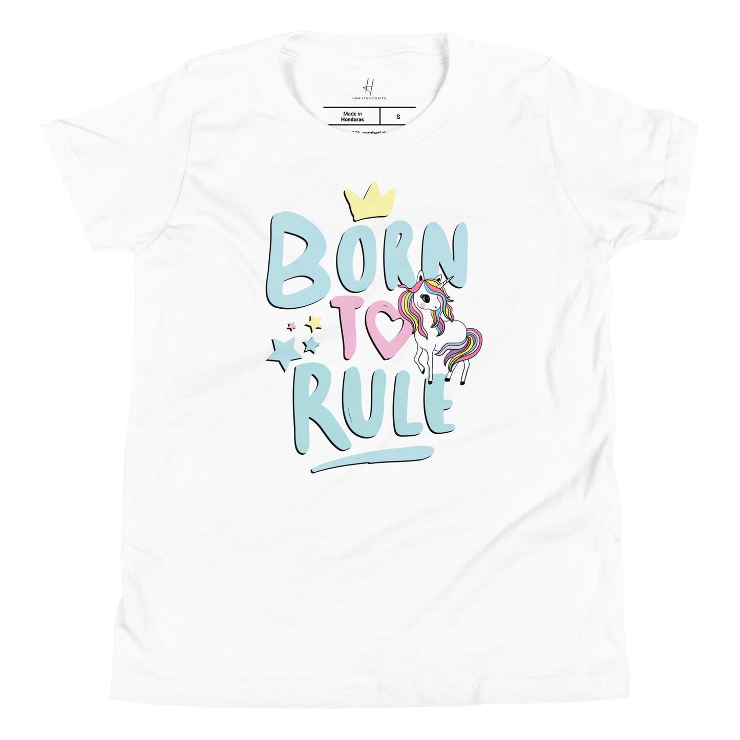Kurzarm-T-Shirt für Jugendliche – Born to Rule