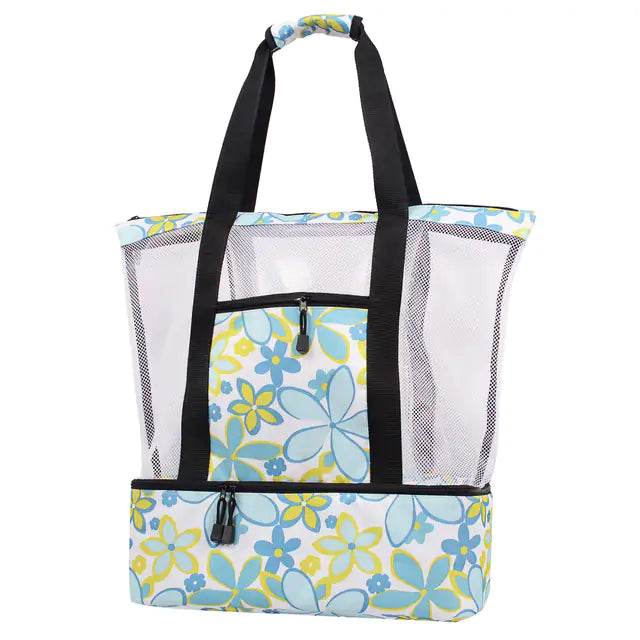 CoolBreeze Mesh Tote Cooler Combo