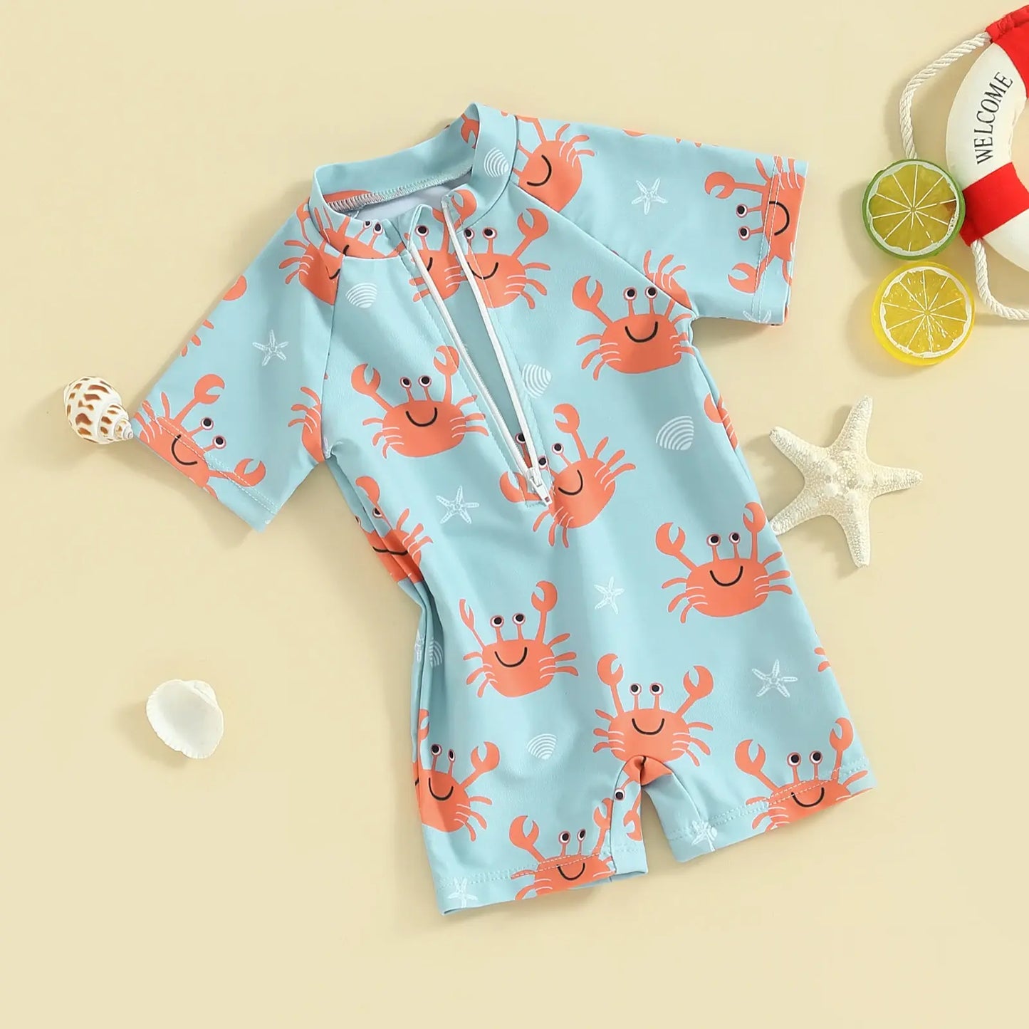 Sun Safe Toddler Rash Guard Swimsuit