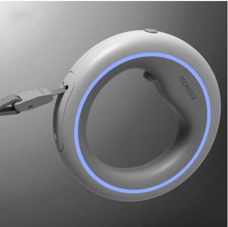 2.6m Retractable Hands-Free Leash with LED Lights
