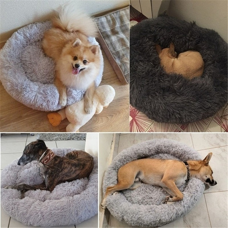 Plush Pet Bed for Larger Breeds
