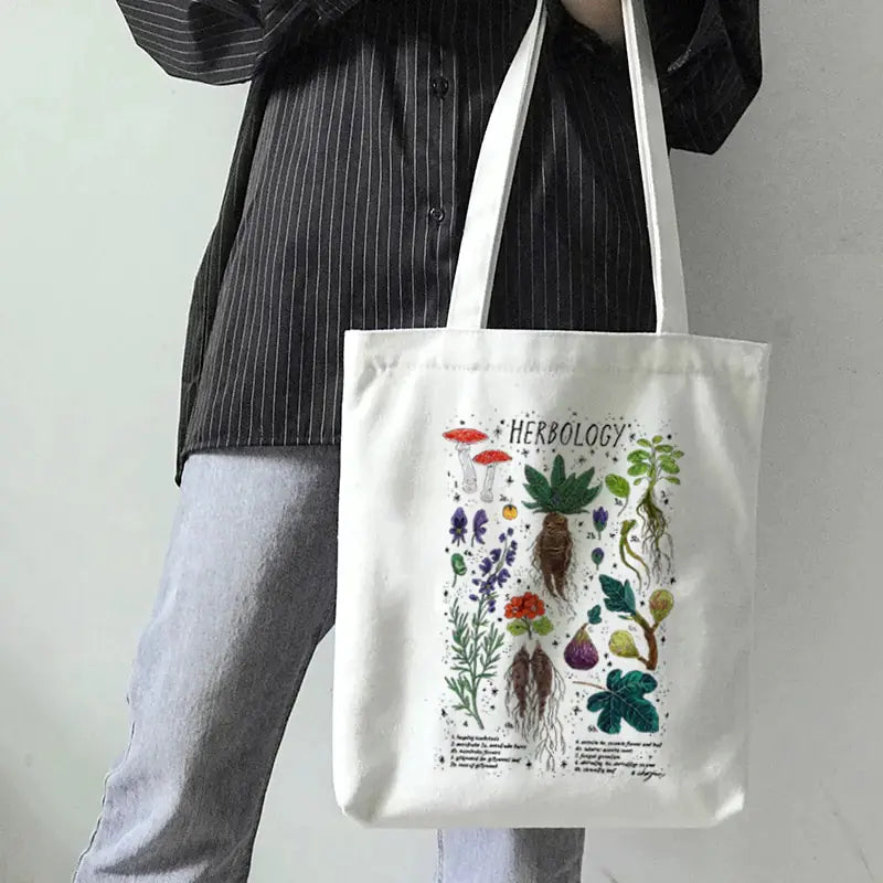 Herbology Canvas Tote Bag
