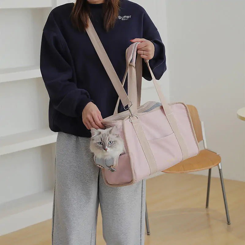 ComfyCarrier Canvas Pet Carrier Bag