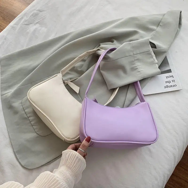 Vintage Style Faux Leather Hobo Bag