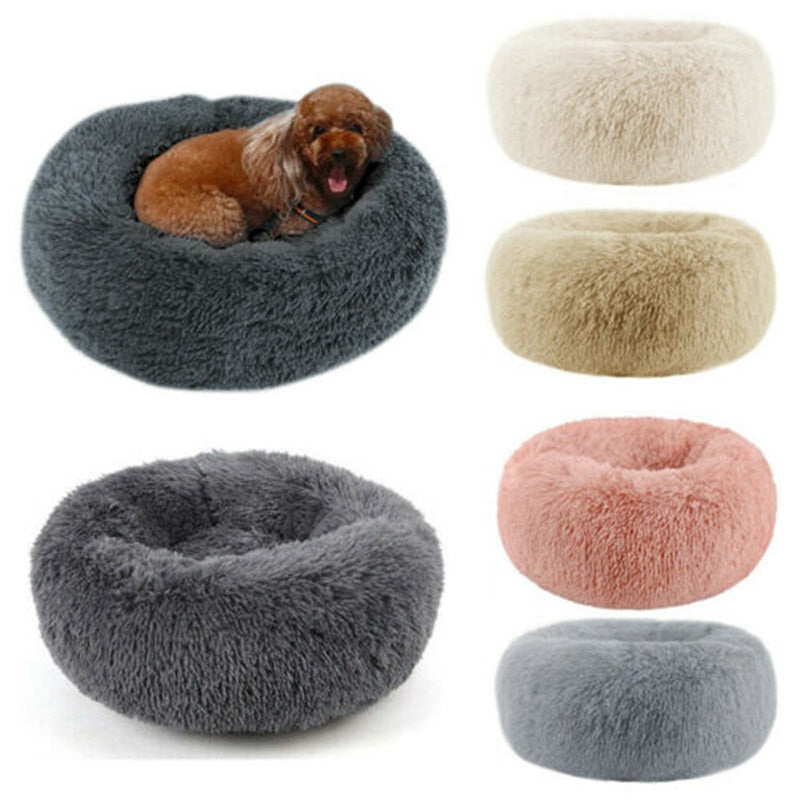 Plush Pet Bed for Larger Breeds