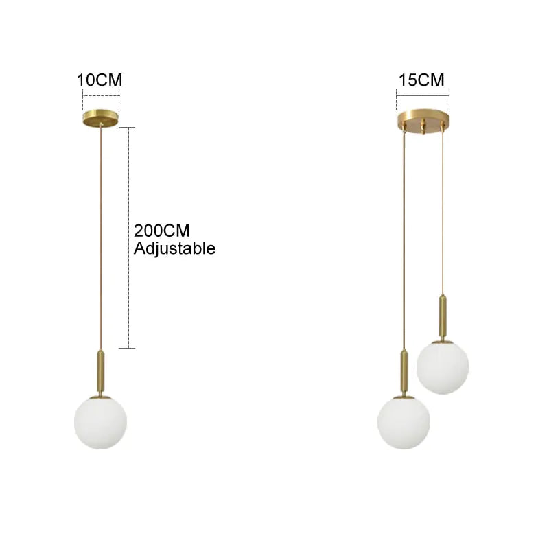 CrystalGlow Orb Chandelier
