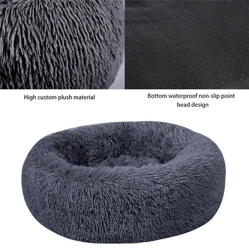 Plush Pet Bed for Larger Breeds