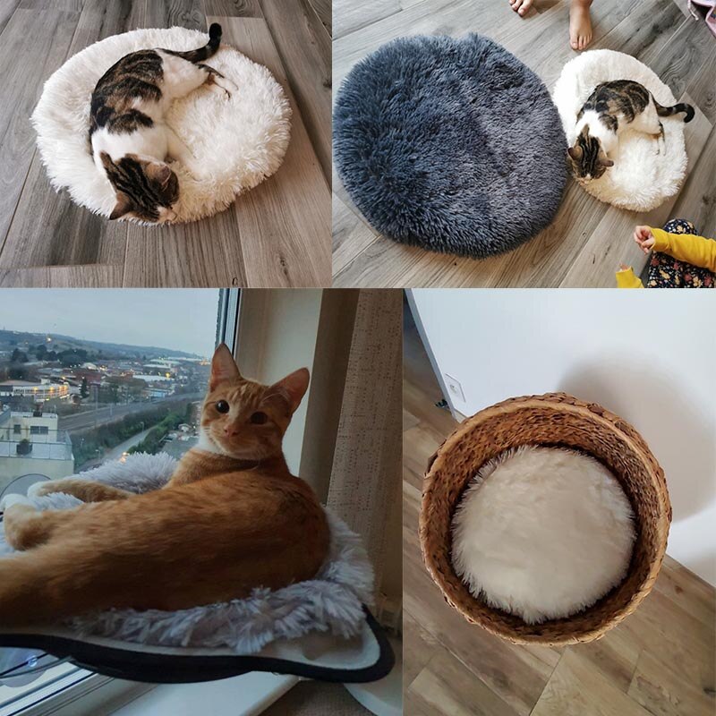 Plush Pet Bed for Smaller Breeds