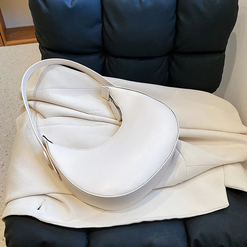 Wayfarer Faux Leather Hobo Shoulder Bag
