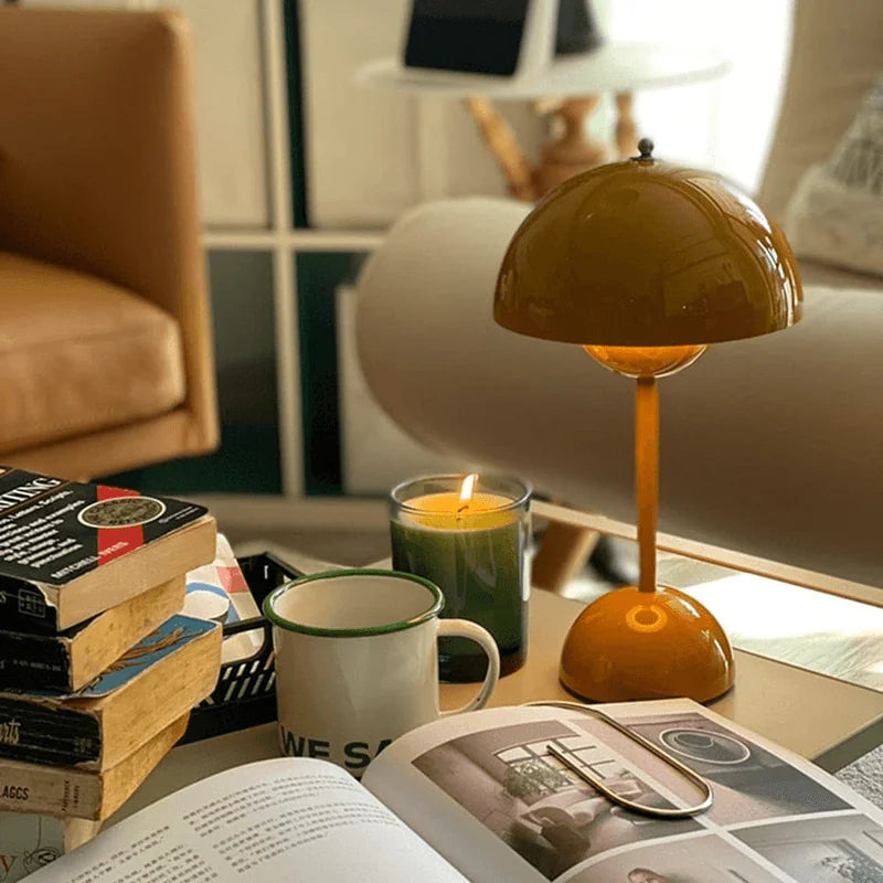 Flowerpot Rechargeable Portable Table Lamp
