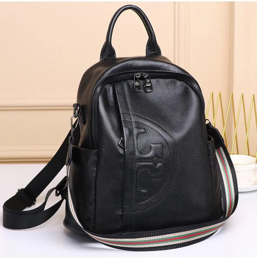 StyleCraft Faux Leather Backpack