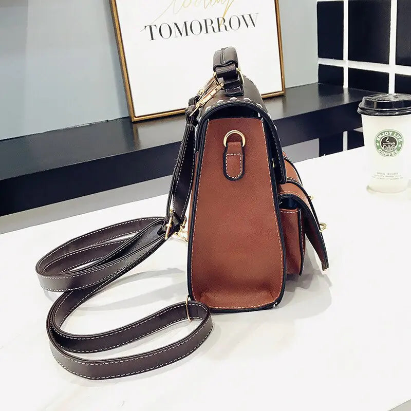 Vintage Vogue Panelled Backpack