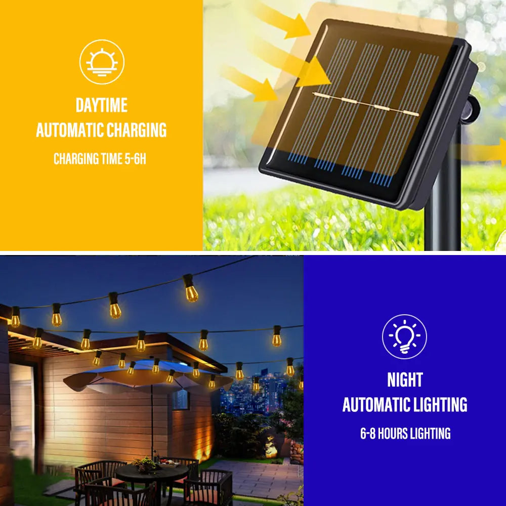 Starlight Waterproof LED Solar String Lights