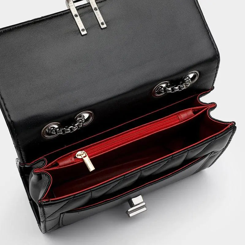 Faux Leather Crossbody HandBag