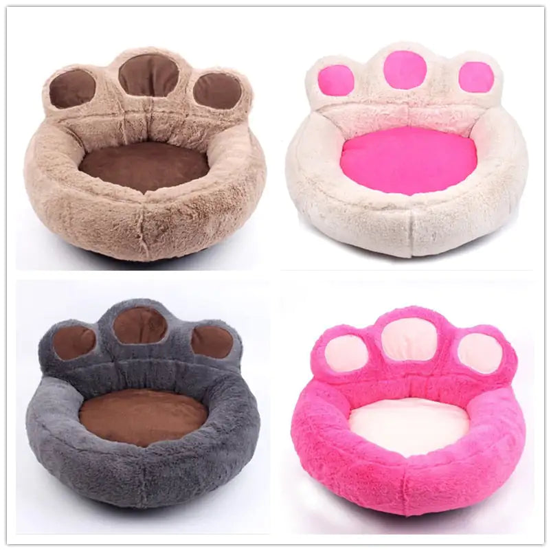 DreamyPaws Washable Paw Shaped Pet Bed