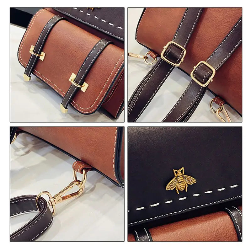 Vintage Vogue Panelled Backpack