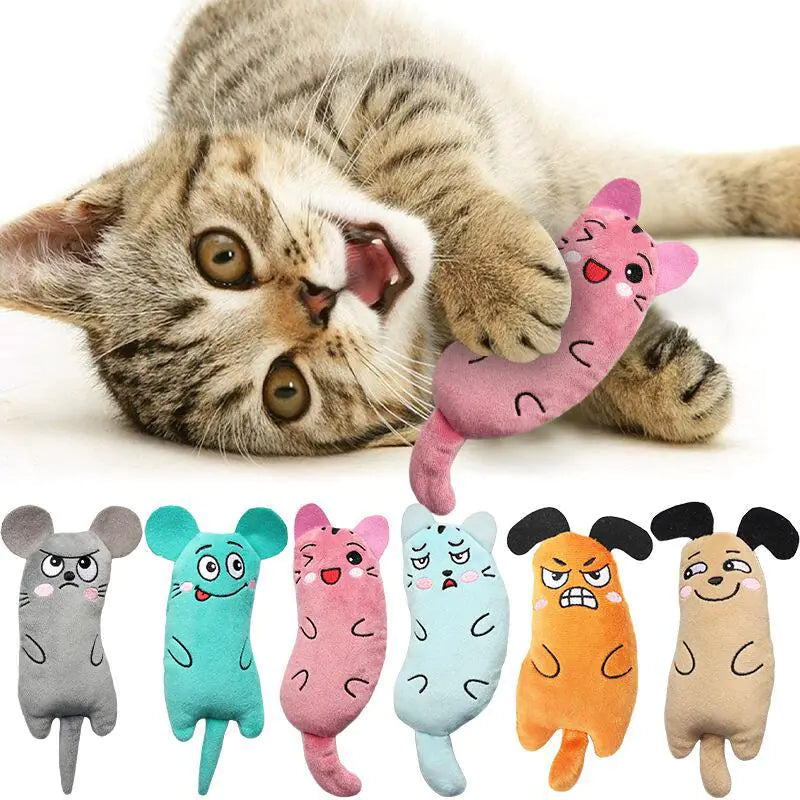 ChewBuddy Interactive Plush Cat Chew Toy