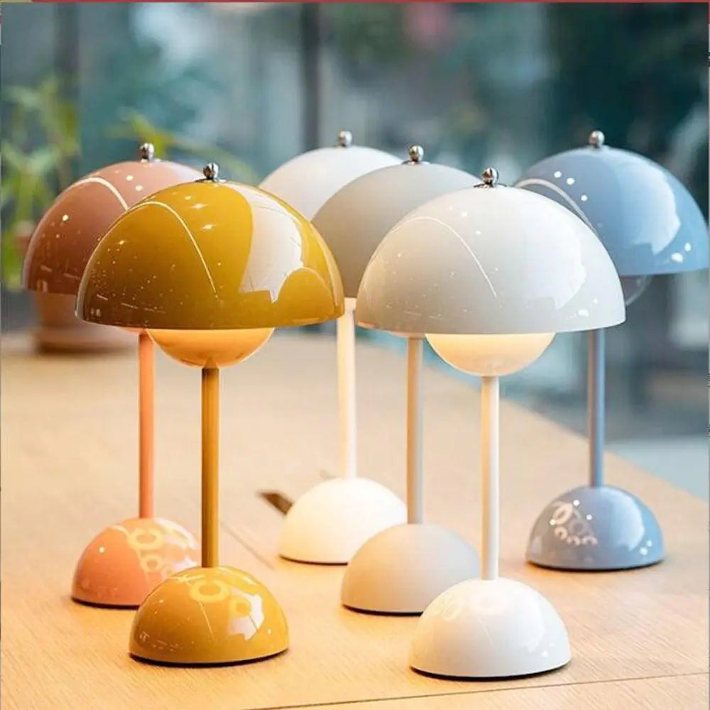Flowerpot Rechargeable Portable Table Lamp