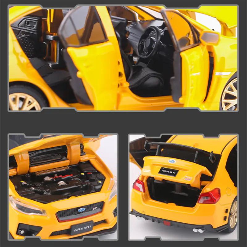 Subaru WRX STI Alloy Model Sports Car