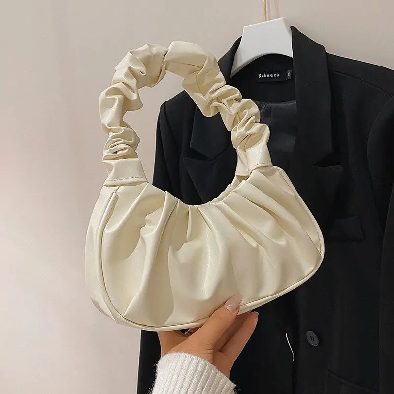 Pleated Cloud Handbag